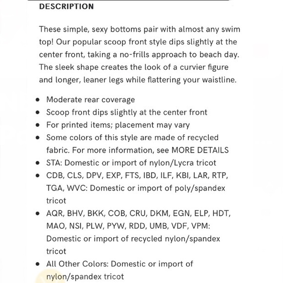 NWT Zebra Print Scoop Front Bikini Bottoms - Picture 7 of 8